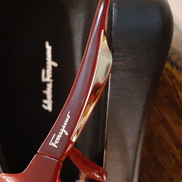 SALVATORE FERRAGAMO SUNGLASSES AND CASE - Picture 6 of 6